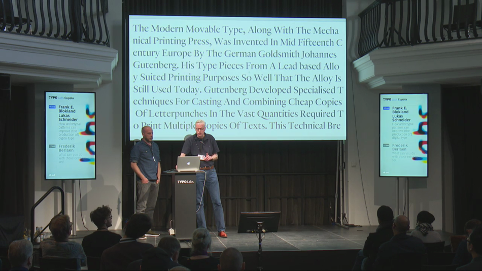 How archetypal patterns can improve (the production of) digital type