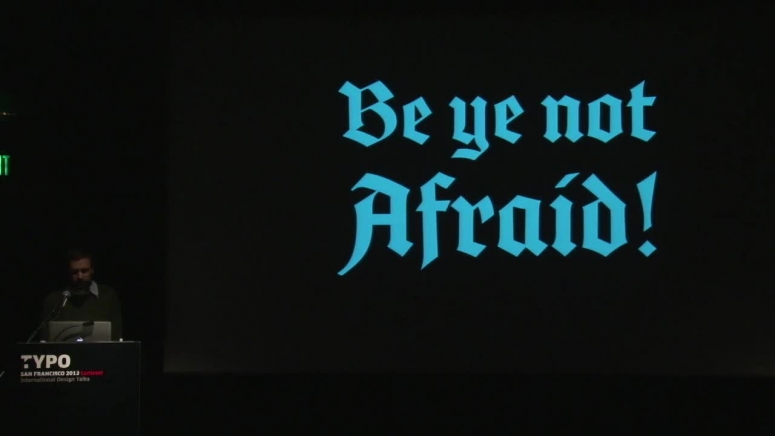 A Typeface is a Chair