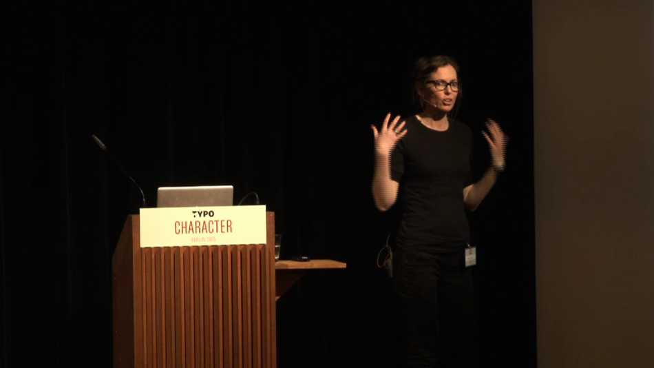 The typeface character